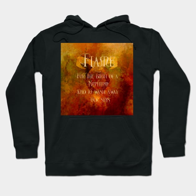 FLAME for the birth of a Nephilim. Shadowhunter Children's Rhyme Hoodie by literarylifestylecompany